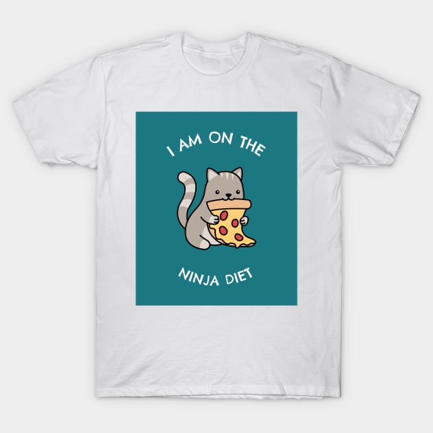 I'm on a NINJA diet T-Shirt by thunderbudstyle